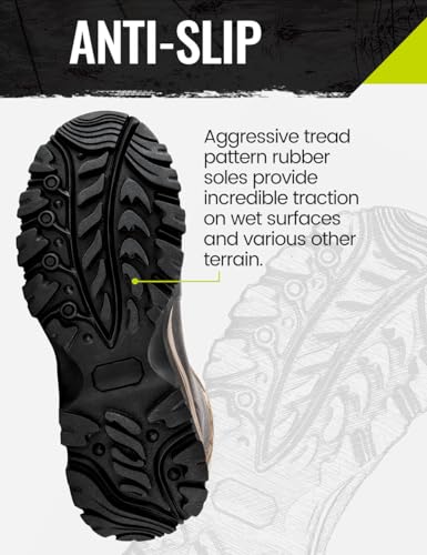 TIDEWE Hunting Boot for Men, Insulated Waterproof Sturdy 16" Men's Hunting Boot, 6mm Neoprene and Rubber Outdoor Boot Next Camo G2 US Size 7