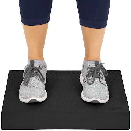 Vive Balance Pad - Foam Board Yoga Mat Block for Physical Therapy, Stability, Workout, Knee and Ankle Exercise - Equipment for Strength Training, Rehab - Large Floor Pad for Adults, Kids