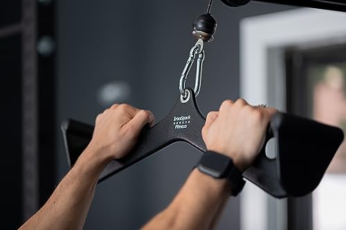 IronSpark Fitness Lat Pull Down Bar, Cable Machine Attachment, Cable Attachments For Gym, Tricep Pull Down Attachment, Tricep Bar, Curl Bar, T Bar Row Attachment, Lat Pulldown Attachments for Home Gym