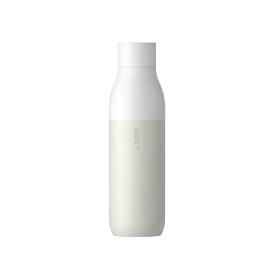 LARQ Bottle PureVis 25 oz - Self-Cleaning and Insulated Stainless Steel Water Bottle with UV Water Purifier and Award-winning Design | Reusable & Travel Friendly, Granite White