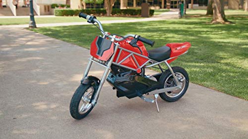 Razor RSF350 Electric Bike with Pneumatic Tires, Chain Driven Motor, and Hidden Compartment Supports 140 Pounds and Speeds of 14 Miles per Hour, Red