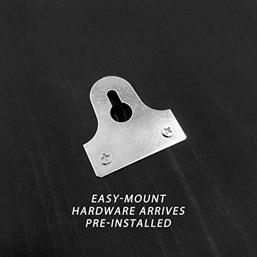 Bat House Outdoor Bat Habitat, Black All Natural Cedar Wood, 2 Chamber