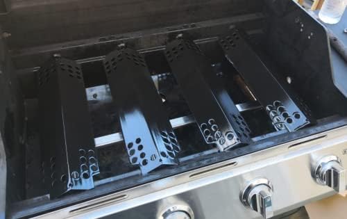 Grill Replacement Parts for Charbroil 463436215, 463436213, 463436214, 467300115, G432-001N-W1, G432-Y700-W1, G432-0096-W1, 16 7/8" Cooking Grate, Grill Burner Tube, Heat Plate Tent and Crossover Tube