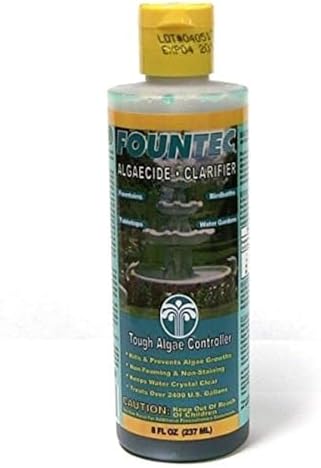 EasyCare FounTec Algaecide and Clarifier, 8 oz. Bottle