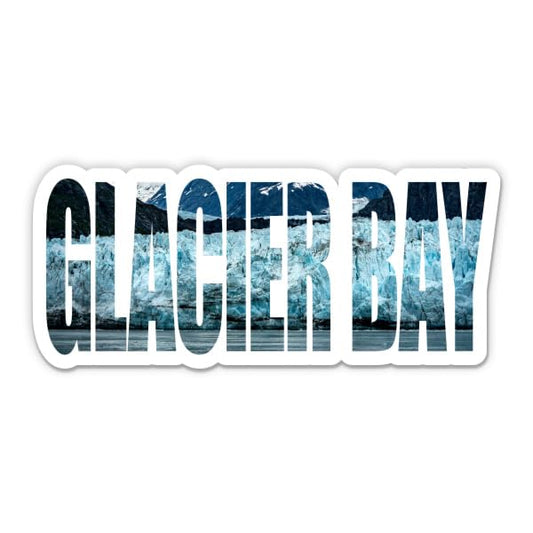 Squiddy Glacier Bay Alaska - Vinyl Sticker Decal for Phone, Laptop, Water Bottle (4" Wide)