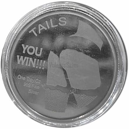 1 oz .999 Fine Silver Round - Adult Novelty - Heads and Tails