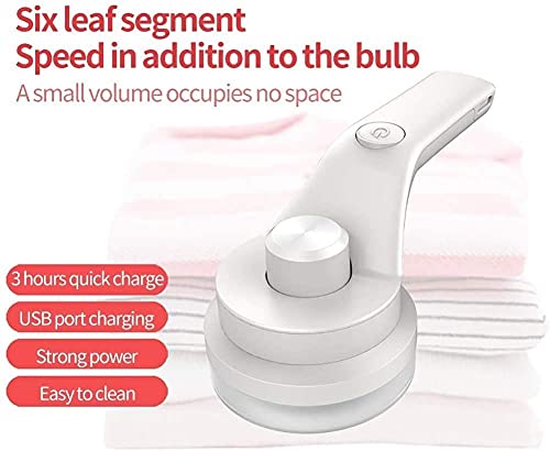 Fabric Shaver Defuzzer,Electric Lint Remover,with Replaceable Stainless Steel Blades,Dual Protection,Removable Bin,Easy Remove Fuzz Socks,Legging,for Your Clothes,Furniture,Bedding(Gray)