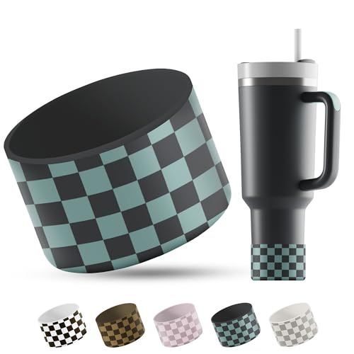 REUZBL Waves Silicone Bottle Boot Sleeve for Stanley Tumblers 20-40oz, Hydro Flask Tumblers, Simple Modern Tumblers, Iron Flask Tumbler, Similar Tumblers, Tumbler Water Bottle Accessory