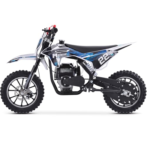 MotoTec Demon Dirt Bike 40cc 4-Stroke Blue