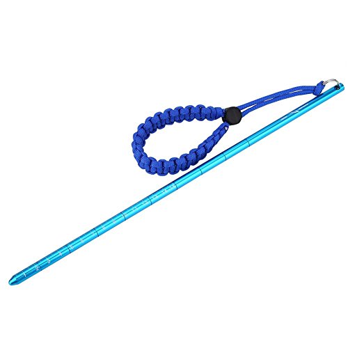 Aluminium Alloy Diving Pointer Stick, Diving Lobster Tickle Pointer Stick Lobster Stick Pointer Rod with Lanyard