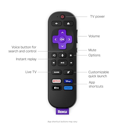 Roku Smart TV 2025 – 50-Inch Select Series, 4K HDR TV – RokuTV with Enhanced Voice Remote – Flat Screen LED Television with Wi-Fi for Streaming Live Local News, Sports, Family Entertainment