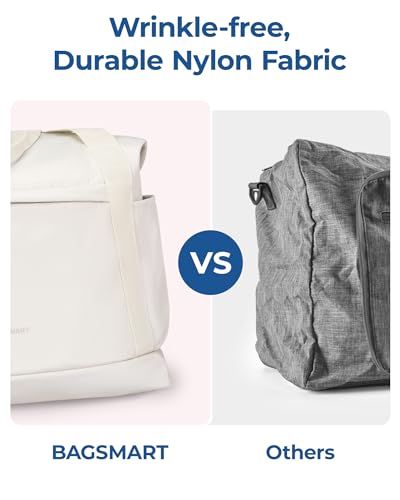 BAGSMART For Spirit Airlines Personal Item Bag, 23L Foldable Weekender Bags for Women Gym Tote Overnight Bag for Travel