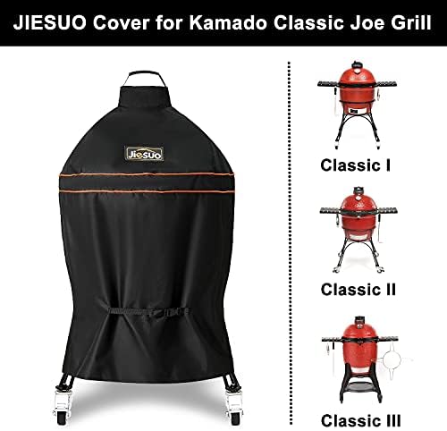 Cover for Kamado Joe Classic Charcoal Grills, Grills Accessories for Kamado Joe, Heavy Duty Waterproof Grill Covers