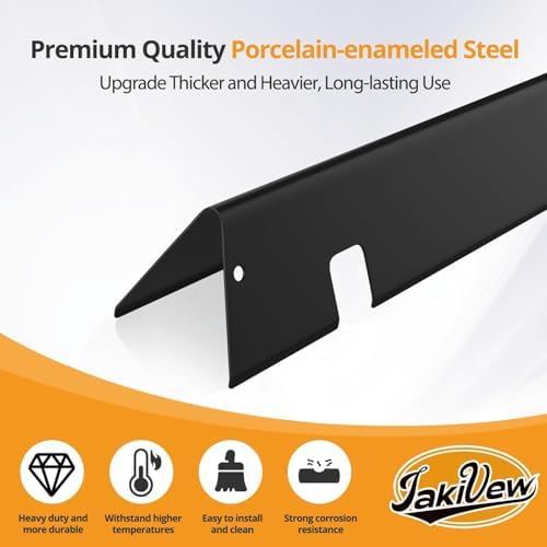 15.3" Flavorizer Bars for Weber Spirit 2 GS4 300 Series 3-Burner – Fits E-310/S-310, Replaces OEM 67046 – Porcelain-Enameled Steel, 5-Pack