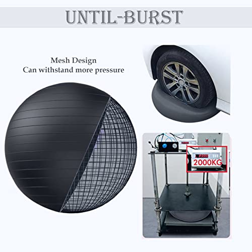 Soft Exercise ball, Anti-Burst Yoga Ball Chair Supports 2200lbs, Stability Swiss Ball w/ Pump for Pregnancy Birthing, Excersize, Workout, Fitness, Balance, Gym, Physio, Abs (Office & Home & School)