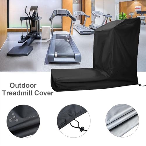 AHTCPO Treadmill Cover for Non-Folding Home Treadmill with Zipper and Drawstring Indoor or Outdoor Use(206 * 90 * 72cm)