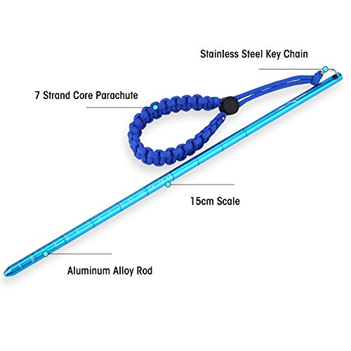 Aluminium Alloy Diving Pointer Stick, Diving Lobster Tickle Pointer Stick Lobster Stick Pointer Rod with Lanyard
