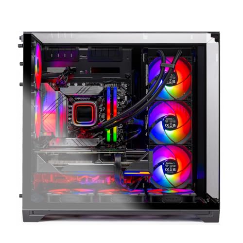 Skytech Gaming O11 Vision Desktop PC, Ryzen 7 9800X3D 4.7 GHz (5.2 GHz), AMD RX 9070XT 16GB, 2TB Gen4 NVMe SSD, 32GB DDR5 RAM 6000 RGB, 850W Gold ATX 3 PSU, 360mm ARGB AIO, Wi-Fi, Win 11