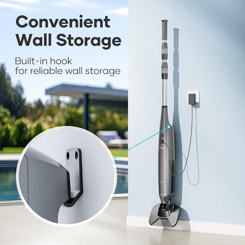 Aiper Pilot X1 Handheld Pool Vacuums, Cordless Cleaner for Inground & Above-Ground Pools, 21 GPM Suction, with Telescoping Pole & Dual Cleaning Modes