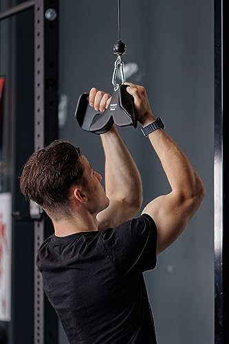 IronSpark Fitness Lat Pull Down Bar, Cable Machine Attachment, Cable Attachments For Gym, Tricep Pull Down Attachment, Tricep Bar, Curl Bar, T Bar Row Attachment, Lat Pulldown Attachments for Home Gym