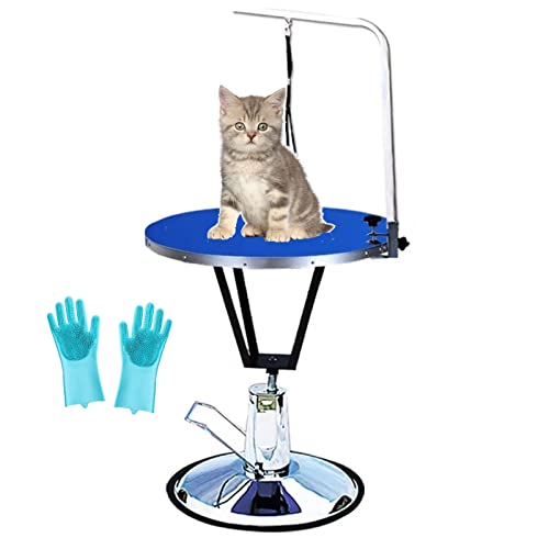 Dog/Cat/Pet Grooming Table Trimming Table Hydraulic Dog Grooming Table for Dogs Cats, Professional Grooming Table w/Adjustable Overhead Arm and Noose for Pet