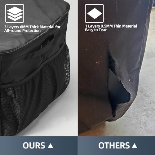 Carry Bag for Ninja Woodfire Outdoor Grill, Accessories for Ninja Wood Fire Smoker Grill OG700 Series, Padded Carrying Case with Muti-Pockets and Shoulder Straps, Water-Resistant (Bag Only)