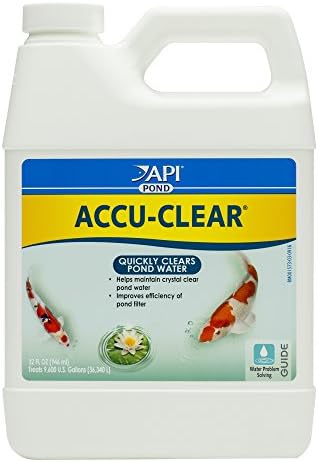 API POND ACCU-CLEAR Pond Water Clarifier 32-Ounce Bottle