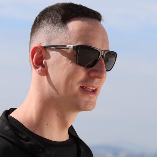 INFI Fishing Polarized Sunglasses for Men Driving Running Golf Sports Glasses Square UV Protection Designer Style Unisex