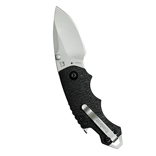 Kershaw Shuffle Multifunction Pocket Knife (8700) with 2.4 In. Stainless Steel Blade with Bead-Blasted Finish and Black K-Texture Handle, Features Flathead Screwdriver and Bottle Opener, 2.8 oz.