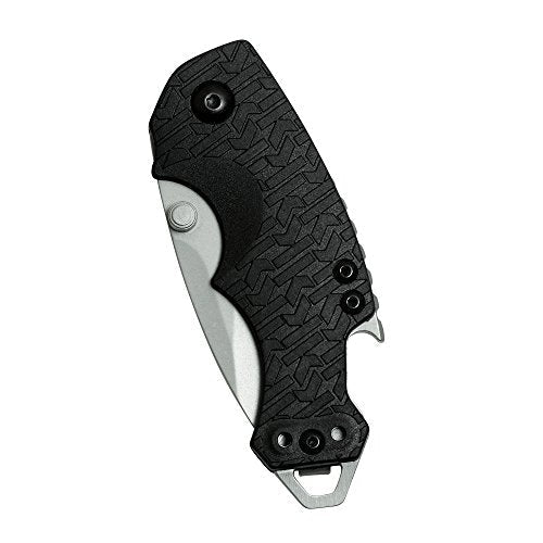 Kershaw Shuffle Multifunction Pocket Knife (8700) with 2.4 In. Stainless Steel Blade with Bead-Blasted Finish and Black K-Texture Handle, Features Flathead Screwdriver and Bottle Opener, 2.8 oz.
