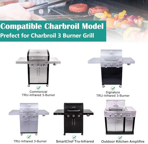 Cast Iron Grill Grates for Charbroil Commercial Infrared 3 Burner 463242516 G466-0025-W1A 463242515 466242515 466242615 463243016 463367516 463367016 466242516 466242616 463342620 463346017 463246018