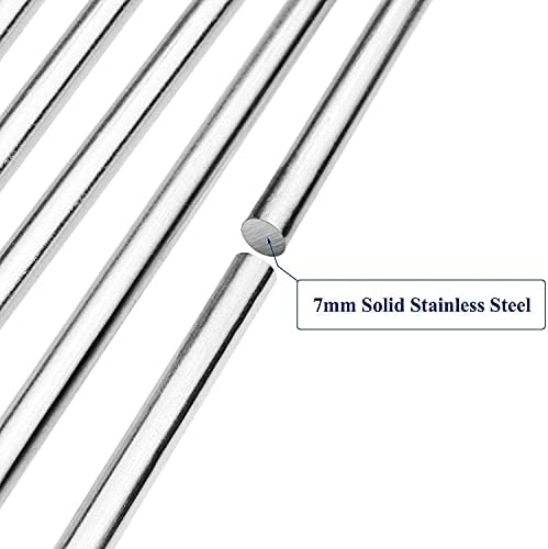 17 Inches Stainless Steel Cooking Grids Grates for Home Depot Nexgrill 720-0830H 720-0830D, 720-0783E, 720-0783C, for Nexgrill replacement parts