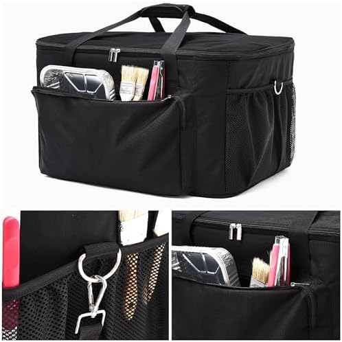 Carry Bag for Ninja Woodfire Pro XL Outdoor Grill, Accessories for Ninja Wood Fire Smoker Grill OG900/800 Series, Padded Carrying Case with Muti-Pockets and Shoulder Straps, Water-Resistant (Bag Only)