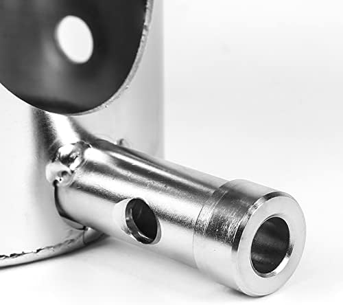 QuliMetal SUS304 Stainless Steel Fire Burn Pot Replacement Parts for Traeger and Pit Boss Pellet Grills, Durable Firepot with Ash Remover and Screws