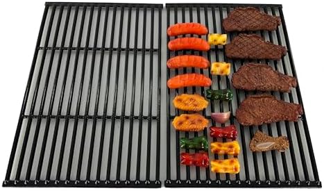 Direct store Parts DC122 19" x 25" Charmglow 810-2320 810-6320 Non-stick Polished Porcelain Coated Cast Iron Cooking grid Replacement for Charbroil, Brinkmann, Broil-Mate, Grill Chef, Grill Pro...