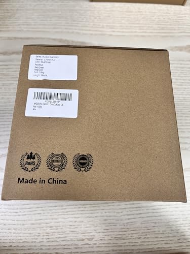AMOLEN Silk PLA 3D Printer Filament Bundle, Shiny Dual Color Filament 1.75mm Pack, Multi Color Change 3D Printing Filament for Most FDM 3D Printer, 4 Spools 200g Each