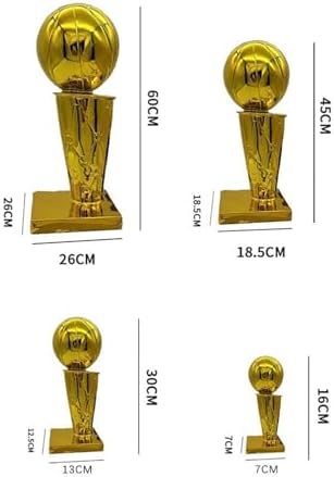 Replica Basketball Champion Larry O'Brien Trophy, Golden State Crafts Souvenir Plated Award Model Cup Fans Gift