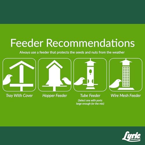 Lyric Woodpecker Wild Bird Seed, No Waste Bird Seed with Nuts, Dried Fruit & Shelled Seeds - 20 lb. Bag