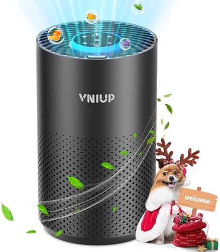 Air Purifiers for Bedroom Home up to 800 ft², Vniup H14 True HEPA Room Air Purifiers for Bedroom, with Fragrance Function Sleep Mode& Light Mode Air Cleaner for Pet Dander Odor Dust Smoke