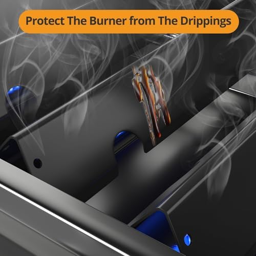 17.1" Flavorizer Bars for Weber Genesis II GS4 300 Series 3-Burner – Fits E-310/E-315/S-310/S-335, Replaces OEM 66795 – Porcelain-Enameled Steel, 5-Pack