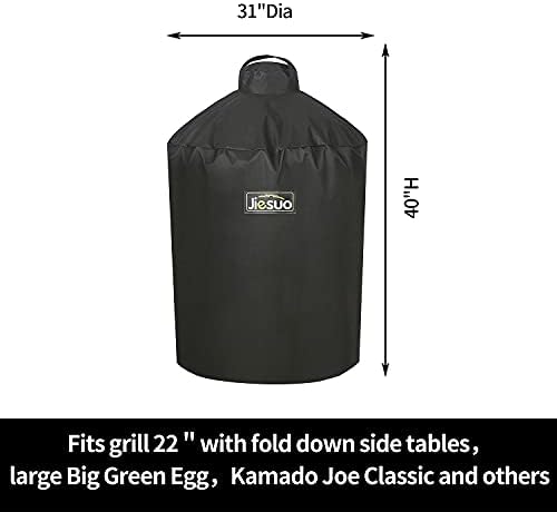 Cover for Large Big Green Egg, Grill Accessories for Large Big Green Egg, Heavy Duty Waterproof Grill Cover