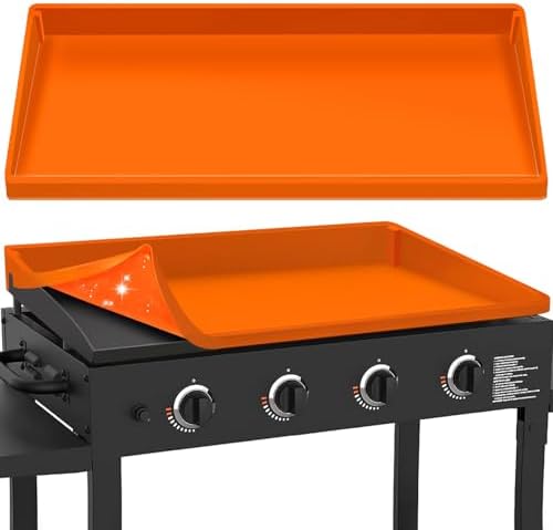 Silicone Griddle Cover Mat for Blackstone 36 Inch, Full Wrap-Around Flat Top Cover, Heavy Duty Food-Grade Grill Buddy Mats, All Season Griddle Top Protective for Grill Accessories
