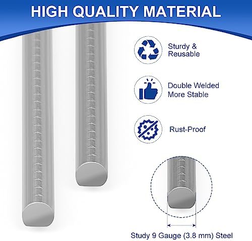 10 Pack 18 x 12 Inches White Corrugated Plastic Yard Sign with Metal Stakes for Birthday, Real Estate Garage Sale Signs, Rent, Guidepost Decorations