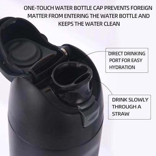 Replacement Cap for Owala Freesip, One-Touch Water Bottle Top Cap Compatible with Owala Cup 16oz 24oz 32oz 40oz, BPA-Free Replacement Accessory for Owala Free Sip, No Leak, Off-White. (1 black)