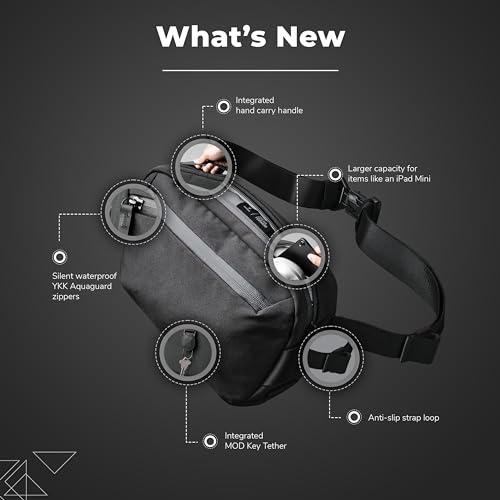 ALPAKA Go Sling Mini V2 Axoflux 300D - Everyday Sling Bag For Women and Men - Fits iPad Mini and More - Weatherproof Fabrics