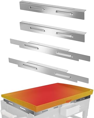 Upgraded Wind Guards for 28 inch Blackstone Griddle, Blackstone Griddle Accessories, Magnetic 430 Stainless Steel Wind Screens, Hold Heat, Protect Flame, Save Gas