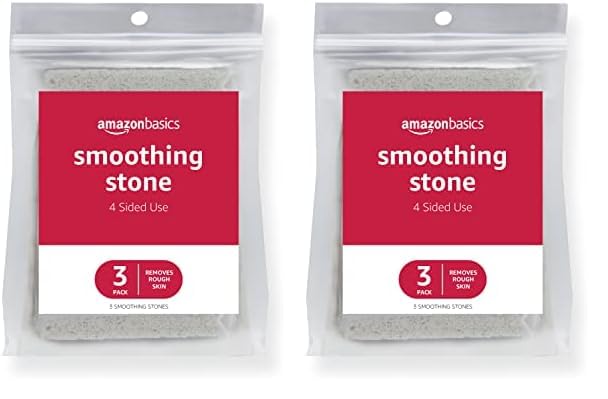 Amazon Basics Smoothing Stone 6-Pack, Grey