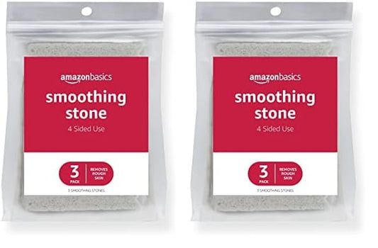 Amazon Basics Smoothing Stone 6-Pack, Grey