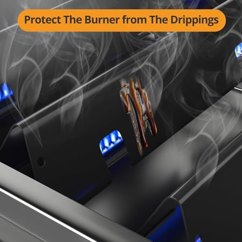 15.3" Flavorizer Bars for Weber Spirit 2 GS4 300 Series 3-Burner – Fits E-310/S-310, Replaces OEM 67046 – Porcelain-Enameled Steel, 5-Pack