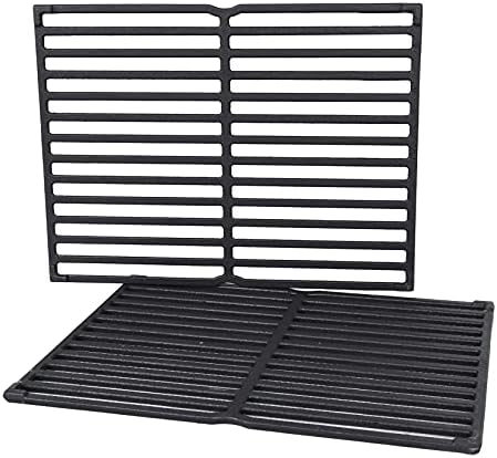 GGC 7522 7521 15" Grill Grates Replacement for Weber Genesis Silver A, Cast Iron Grate Grid for Weber Spirit E/S 200 E/S210, Spirit 500